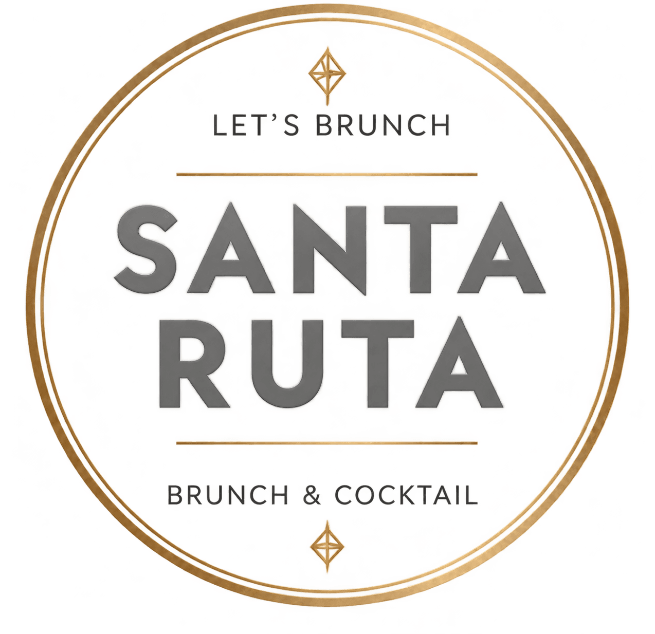 Sello circular de Santa Ruta, Let's Brunch.